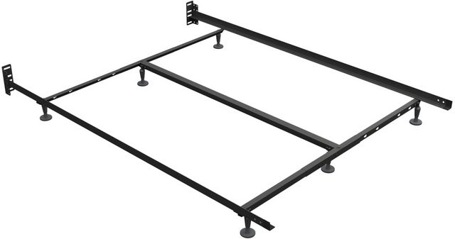 Rize Home Universal Twin/Full/Queen/California King/King Low Profile Bed Frame with Glides and 6 Legs