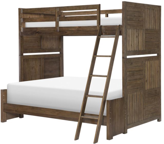 Legacy Kids Teen Summer Camp Brown Twin/Full Bunk Bed-0