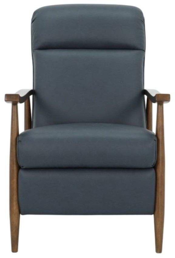 BarcaLounger® Hampton Brown/Santa Fe Ocean Leather Manual Recliner-3