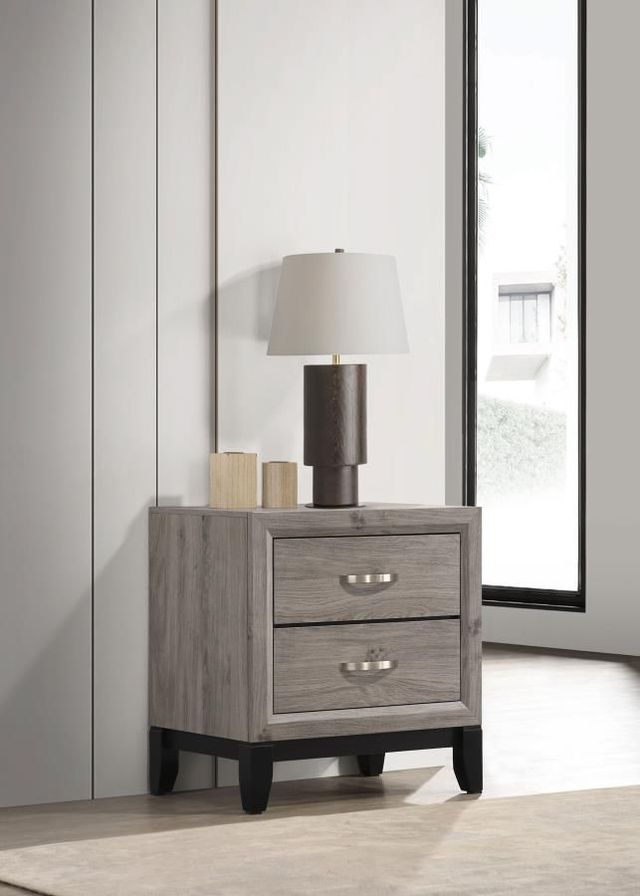 Coaster® Valen Light Taupe Nightstand-1
