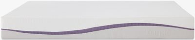 side view of the Purple® Essential Purple® Grid Technology Medium Firm Smooth Top Queen Mattress in a Box