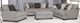 Furniture of America® Ardenfold Gray Ottoman-1