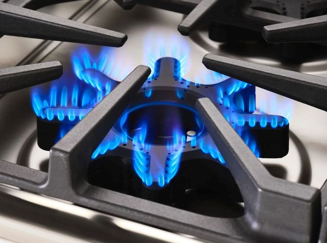 BlueStar® X-8 30" Stainless Steel Gas Cooktop with Plated Trim-1