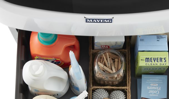 Maytag® 15.5" White Laundry Pedestal with Storage-6