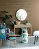 A & B Home 2-Piece Green/White Botanical Book Box Set-5