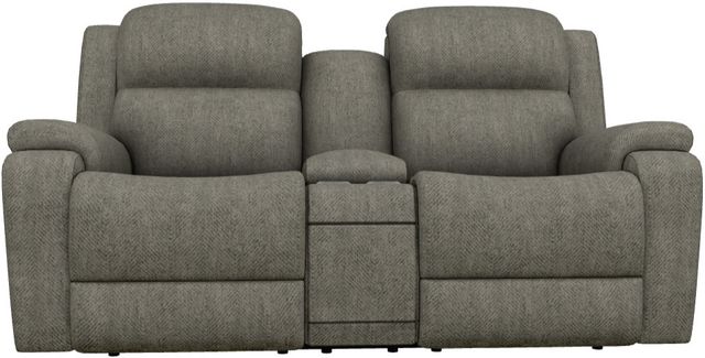 La-Z-Boy® Dorian Metal Power Reclining Loveseat with Console and Headrest-1