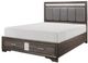 Mazin Furniture Luster Faux-Wood Eastern King Platform Bed-1