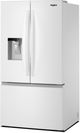 Whirlpool® 36" 29.6 Cu. Ft. White French Door Refrigerator with In-Door Water Dispenser and Ice Maker-3