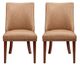 Powell® Auden 2-Piece Espresso/Tan Dining Side Chair Set-3