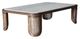 A.R.T. Furniture® Artifacts Albers White Cocktail Table with Natural Walnut Base-0