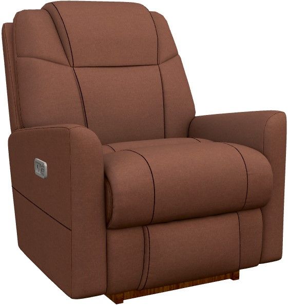 La-Z-Boy® Sparrow Spice Power Rocking Recliner with Headrest-0