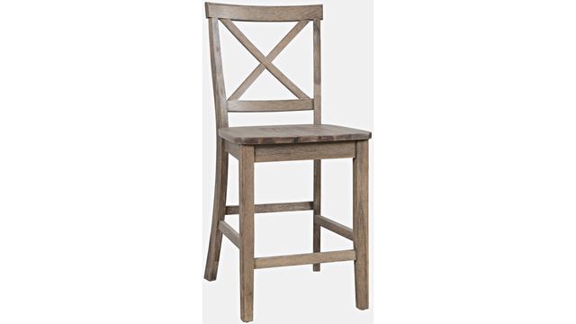 Jofran Inc. Simplicity Eastern Tides Bisque Stool-1