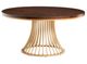 Michael Amini® Camellia Field Warm Pecan Round Dining Table-0