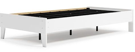 Signature Design by Ashley® Flannia White Twin Platform Bed-2
