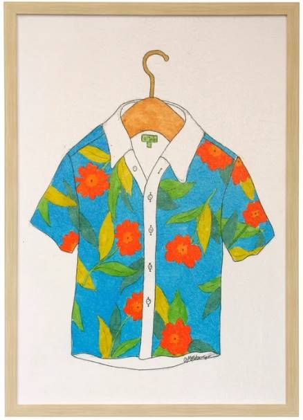 Stylecraft Green/Light Blue/Off-White/Orange/Yellow/White Wall Art-0