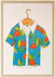 Stylecraft Green/Light Blue/Off-White/Orange/Yellow/White Wall Art-0