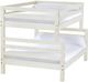 Crate Designs™ Furniture Cloud Full XL/Queen Tall Ladder End Bunk Bed-0