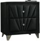 Furniture of America® Carissa Black Nightstand-0