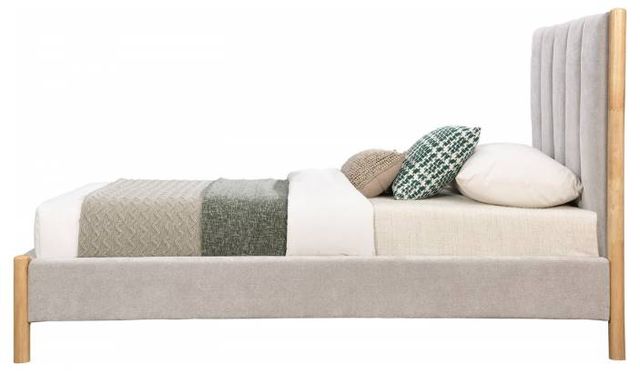 Meridian Furniture Kona Gray Twin Upholstered Panel Bed-3