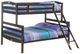 Night & Day Furniture™ Zest Bedroom Sesame Dark Chocolate Twin over Full Bunk Bed-0