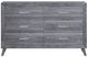 Emerald Home Rappa Warm Gray 6-Drawer Dresser-2