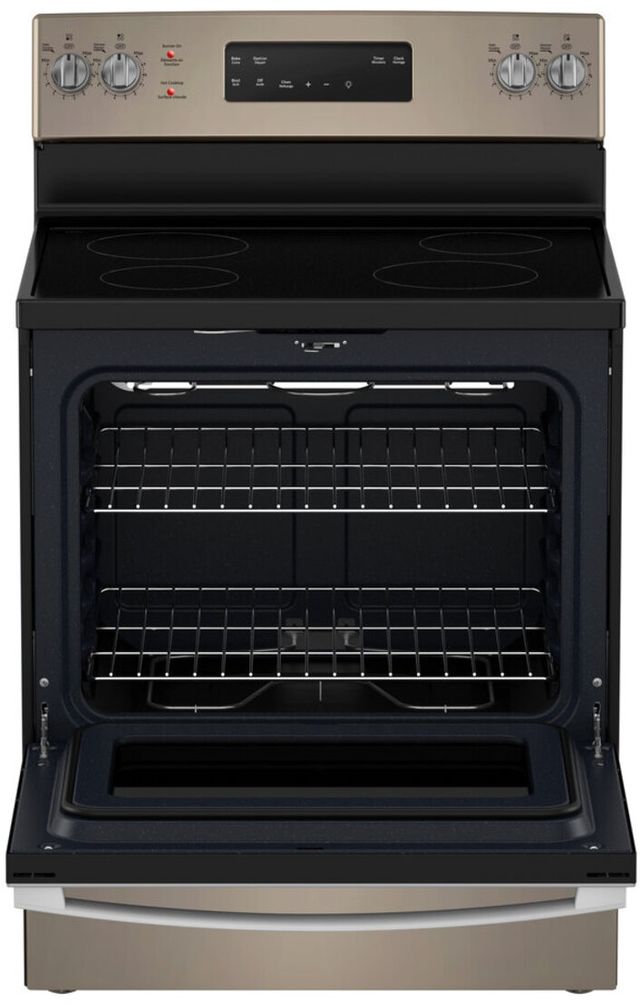 GE® 30" Slate Freestanding Electric Range -1