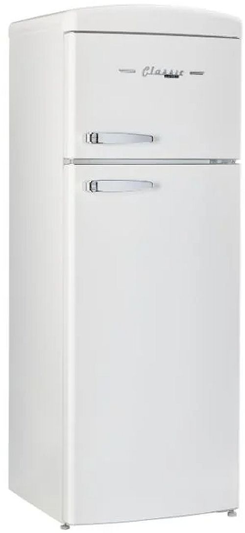 Unique® Appliances Classic Retro 22'' 7.5 Cu. Ft. Marshmellow White Top Freezer Refrigerator-2