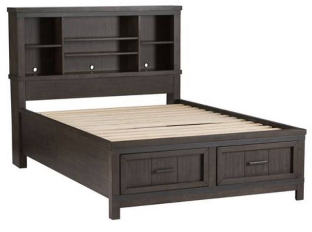 Liberty Furniture Thornwood Hills 3-Piece Rock Beaten Gray Full Bedroom Set-1