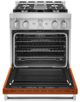 KitchenAid® 30" Scorched Orange Smart Pro Style Gas Range-1