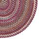 Capel Rugs Synergy Rosewood 7' x 9' Oval Rug-1