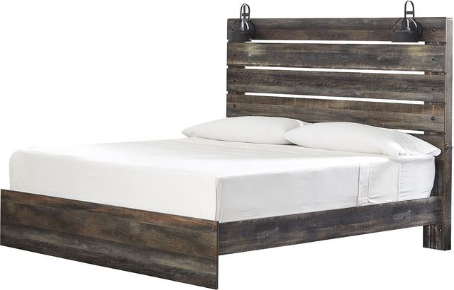 Signature Design by Ashley® Drystan 2-Piece Multi King Panel Bed Set-3