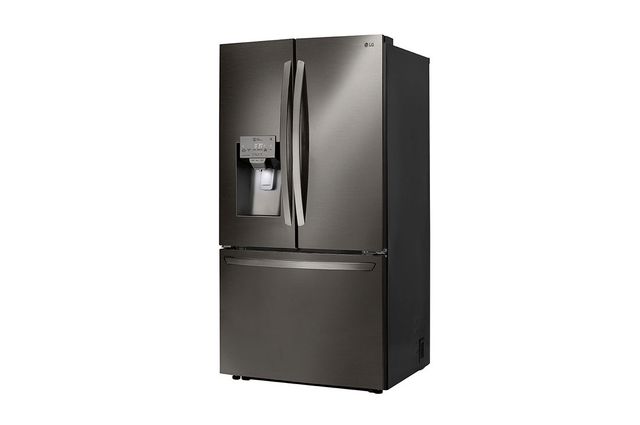 LG 23.50 Cu. Ft. Black Stainless Counter-Depth French Door Refrigerator-1