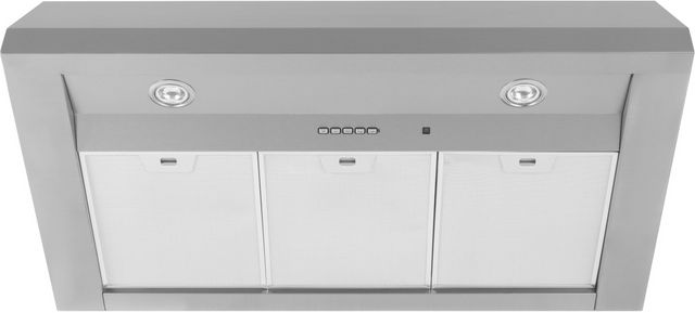 GE® Designer 30" Stainless Steel Wall Mounted Range Hood-1