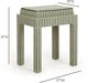 TOV Furniture Kora Green Stripes Accent Stool-2