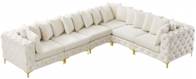 Meridian Furniture Tremblay 6-Piece Cream Modular Sectional-3