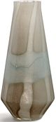 Giftcraft Blue/Brown Large Glass Vase-0