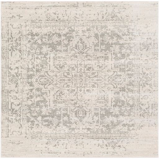Surya Harput Gray 7' Square Area Rug-0