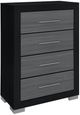Global Furniture USA Emma 5-Piece Black/Gray King Storage Panel Bedroom Set-4