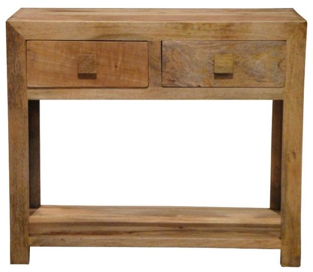 Jaipur Furniture Dakota Light Brown 2-Drawer Console Table-0
