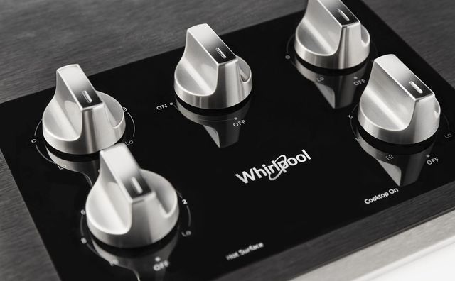 Whirlpool® 36" Stainless Steel Electric Cooktop-3
