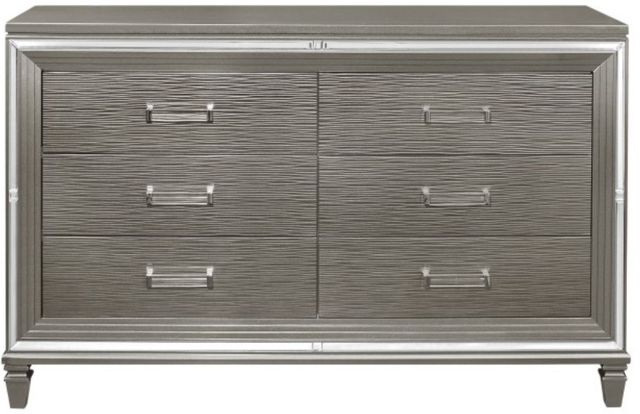 Homelegance® Tamsin Gray/Silver Metallic Dresser-2