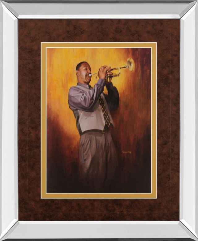 Classy Living Delancy Trumpet Man 34"W Wall Art-0