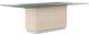 A.R.T. Furniture® Cotiere Glass Top Rectangular Dining Table with Linen Base-0