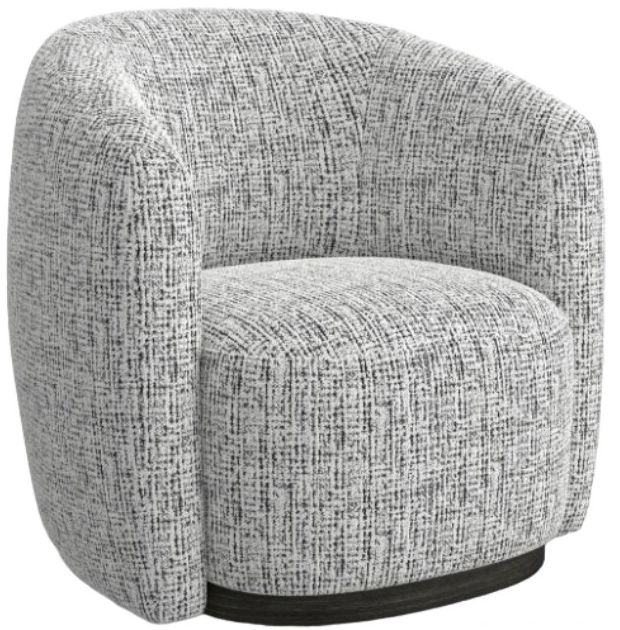 Parker House® Tatum Nightshade Swivel Accent Chair-3