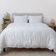 Hush Iced 3-Piece White Twin Duvet Cover Set-3