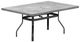 Homecrest™ Outdoor Living Customizable Concrete Aluminum/Composite 42" x 62" Rectangular Dining Table -0