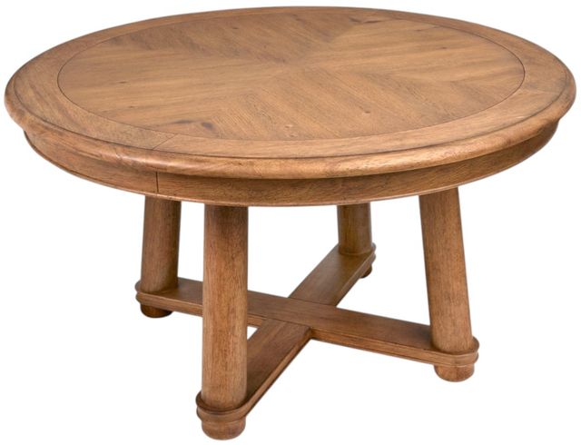 Magnussen Home® Woodward Dark Clove Brown Round Dining Table-3