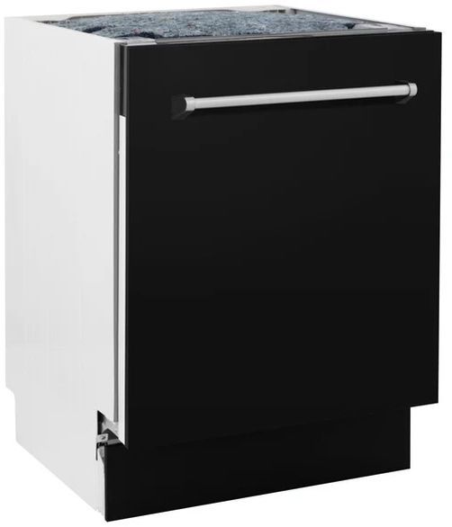 ZLINE Tallac Series 24" Black Matte Built In Dishwasher-3