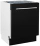 ZLINE Tallac Series 24" Black Matte Built In Dishwasher-3