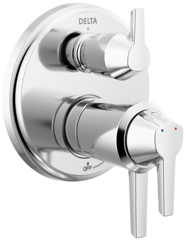 Delta Galeon® 17T S Lumicoat® Chrome 3-Setting Integrated Diverter Trim-0
